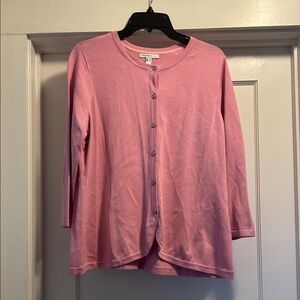 Isaac Mizrahi Live! Pink Women’s Cardigan Sweater, Size Medium - NWOT